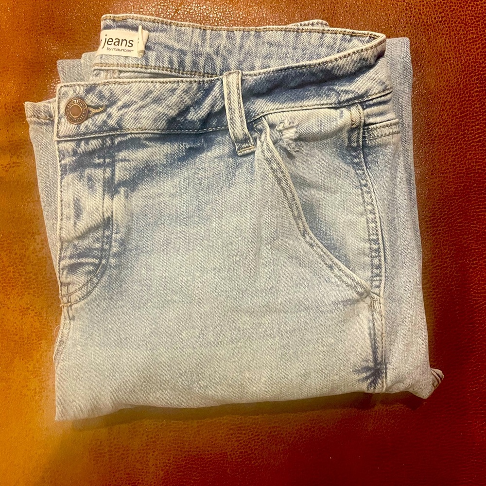Low rise Light wash Carpenter jeans